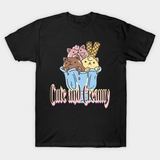 Purrfectly Cute and Creamy! T-Shirt